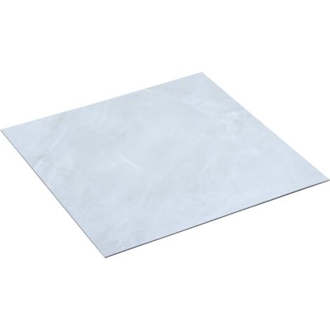Self-adhesive Flooring Planks 20 pcs PVC 1.86 m² White Marble vidaXL