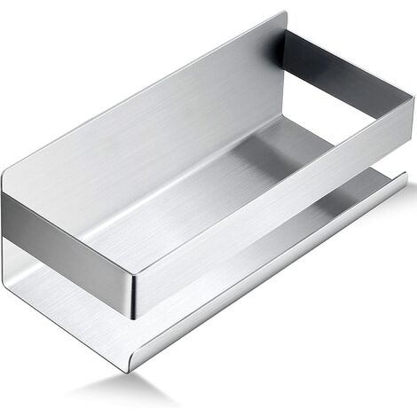 main image of "Self-Adhesive Shower Shelf Drill-Free Shower Basket Bathroom Shelf Stainless Steel SUS304"
