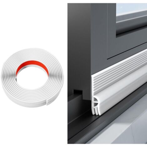 Self-adhesive thermal and acoustic window seal, cold-resistant window sealing strip, sliding window seal strip (White, 2m)