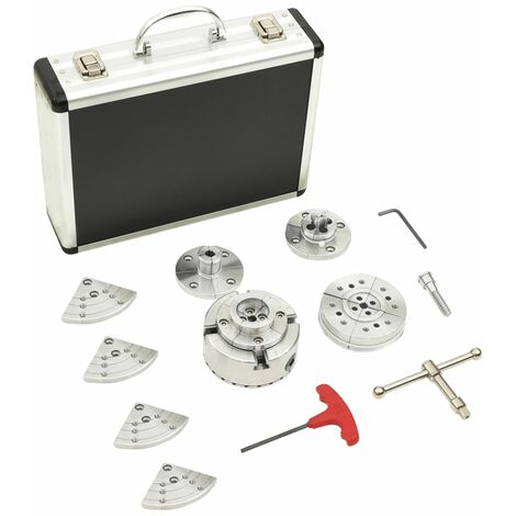 Self-centering Wood Chuck Set for 3.75 Inch Steel vidaXL