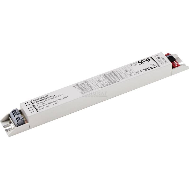 SLT80-350IL-EU Driver de led à courant constant 79.8 w 200 - 350 mA 110 - 270 v/dc réglable, protectio - Self Electronics