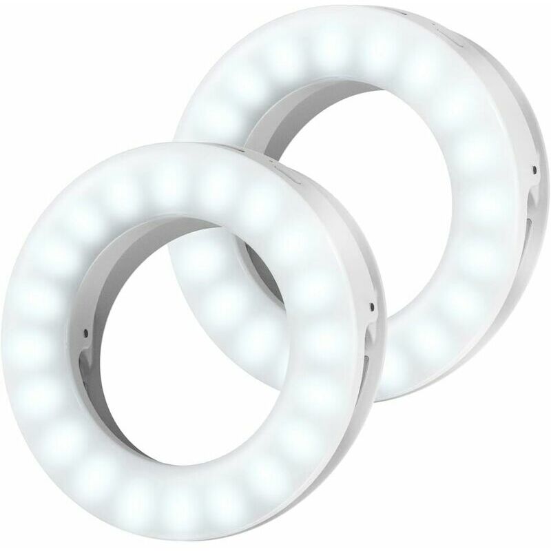 Selfie light, mobile phone light ring, selfie light ring, usb rechargeable light ring with 3 adjustable brightness levels, light ring for photography
