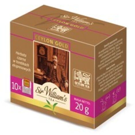 Selgros111 Ceylon Gold Tea - 10 bustine di tè nero sfuso proveniente dallo Sri Lanka