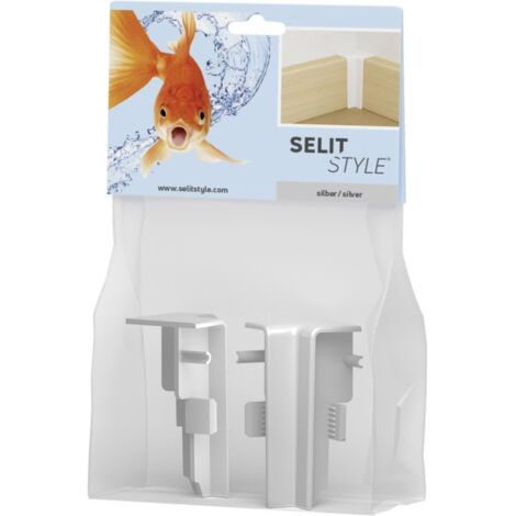 SELITSTYLE Innenecke silber Höhe 50 mm Clips & Ecken