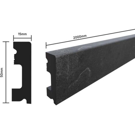 SELITSTYLE Sockelleiste FBL50 Fliese Loft 2000 x 50 x 15 mm wasserfest