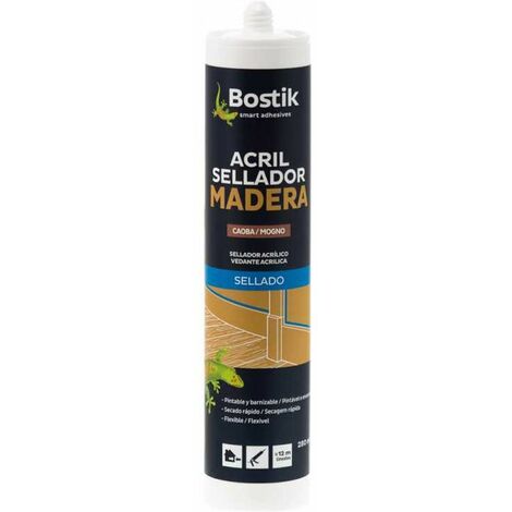 Sellador acrílico para madera tono haya ACRIL Bostik