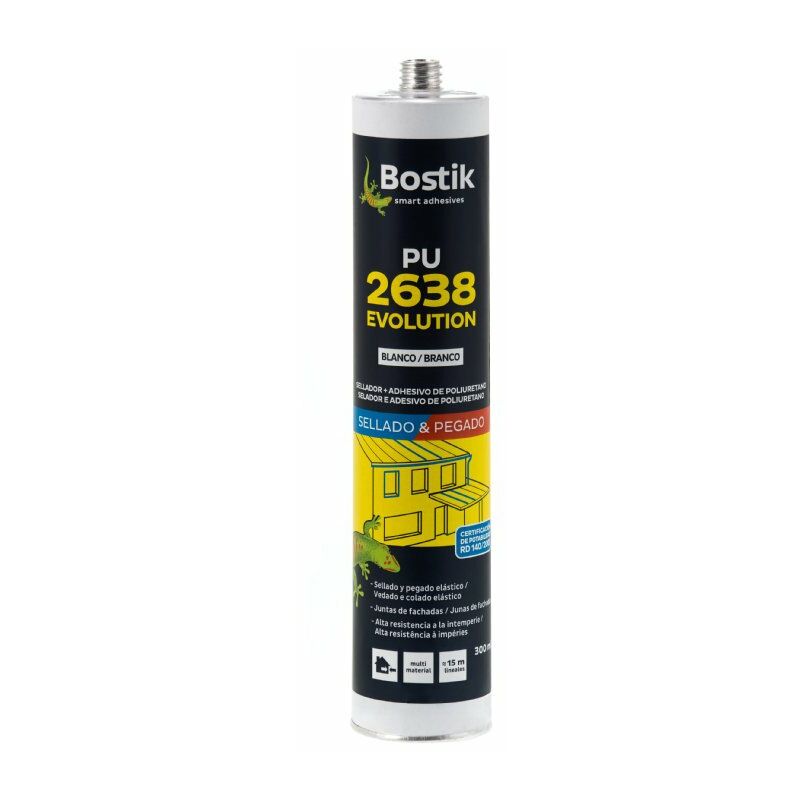 

Bostik - MASILLA POLIURETANO 2638 PU EVOLUTION GRIS 300 ML