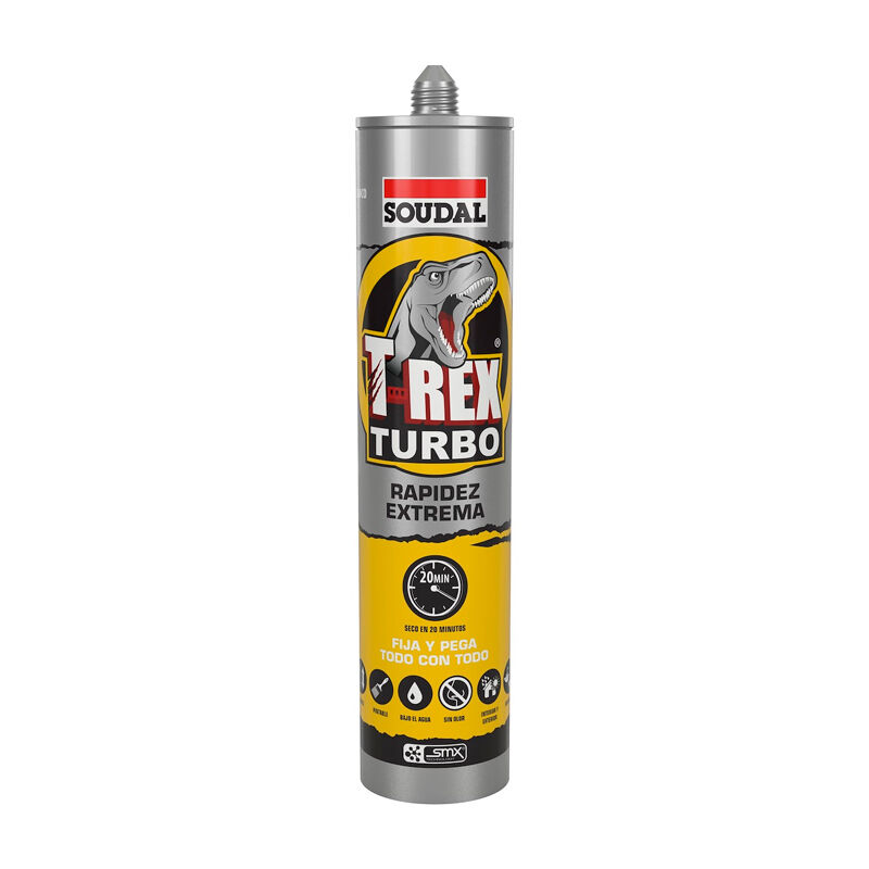 

Sellador adhesivo T-Rex Turbo blanco Cantidad 290ML - Soudal