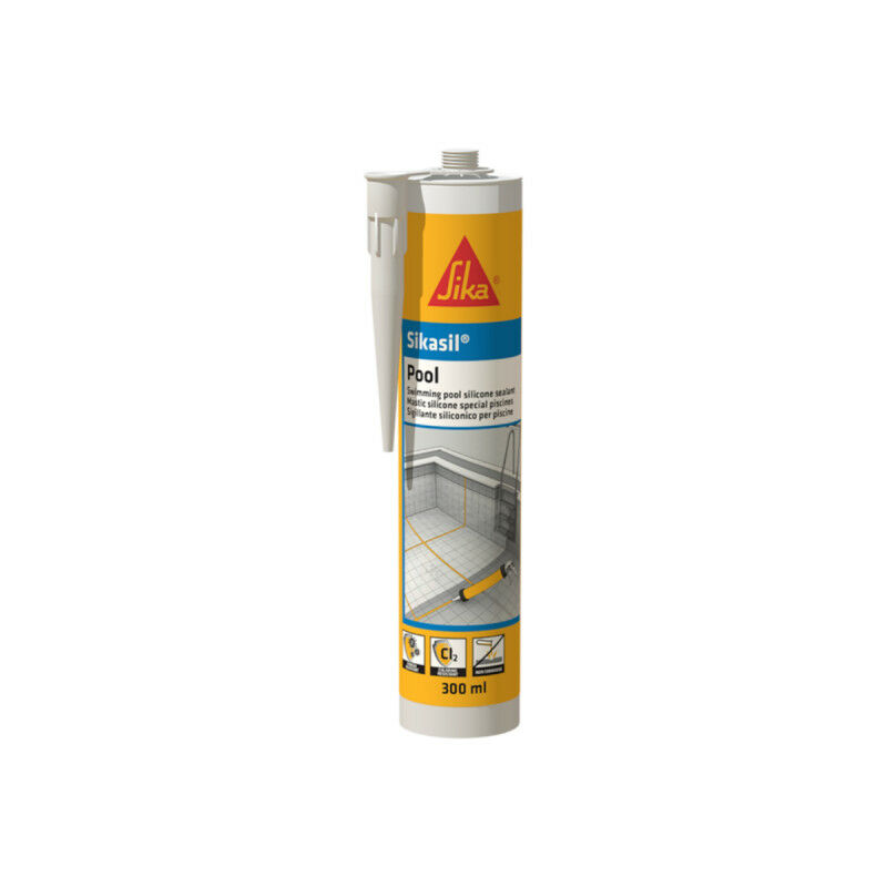 

Sellador de silicona sil Pool - Gris - 300ml - Gris - Sika