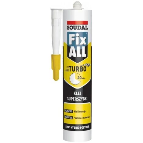 SELLADOR HÍBRIDO TURBO FIX ALL BLANCO 290ML - SIL FIX 290T