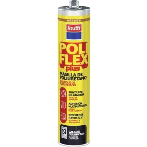 Sellador Masilla Poliuretano Krafft 300 Ml Marron 50043