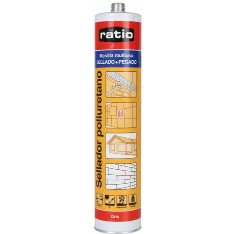 SELLADOR POLIURETANO RATIO 300 ML. GRIS