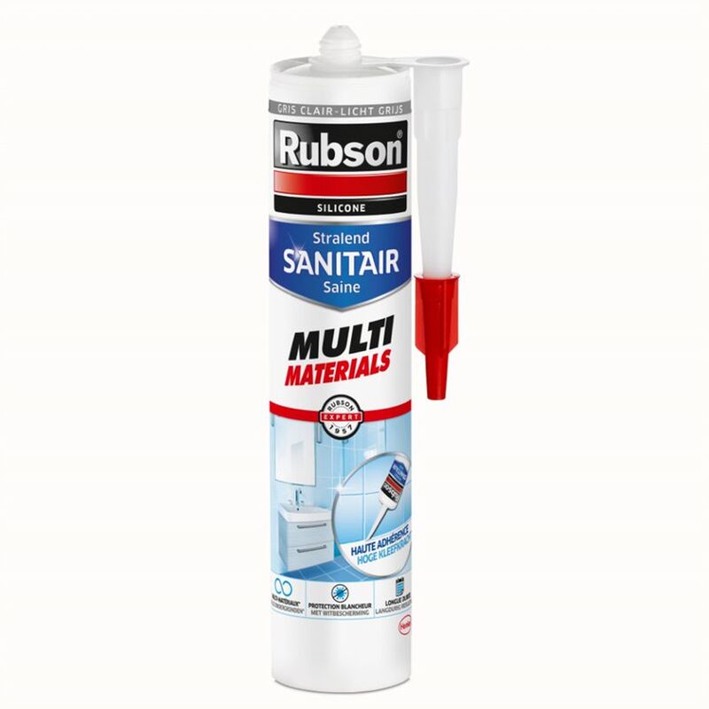 

sellador sanitaria gris Rubson '' Multi Materiales 280 ml - Gris