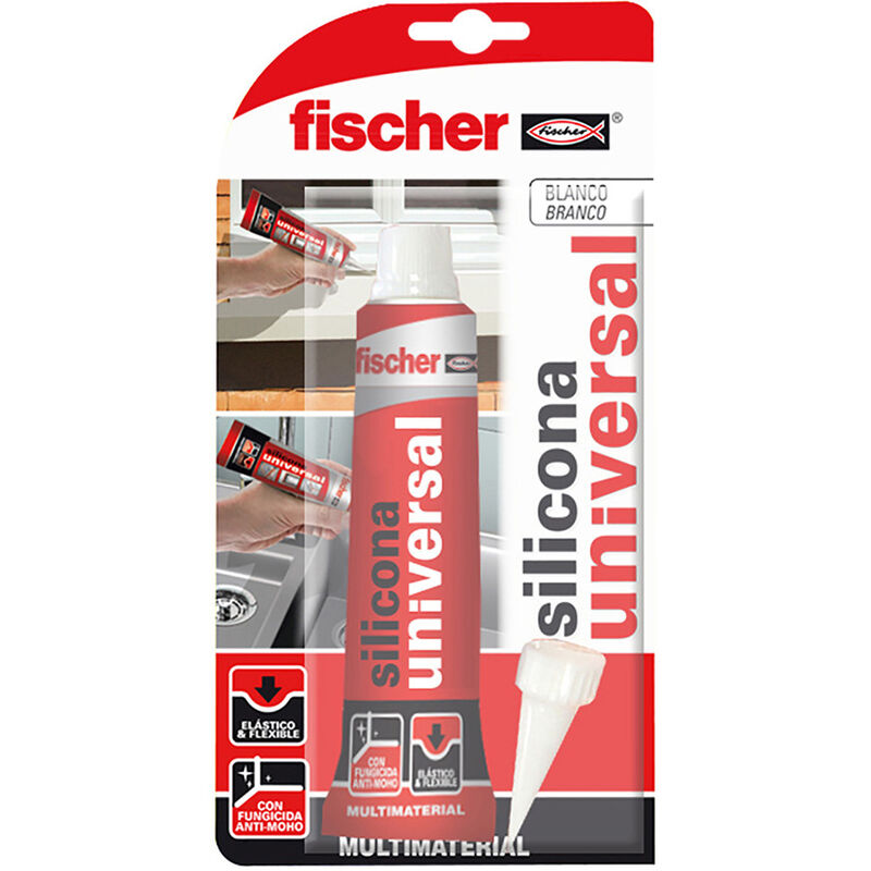 

96111 BLISTER SILICONA UNIVERSAL BLANCO 50ML - Fischer