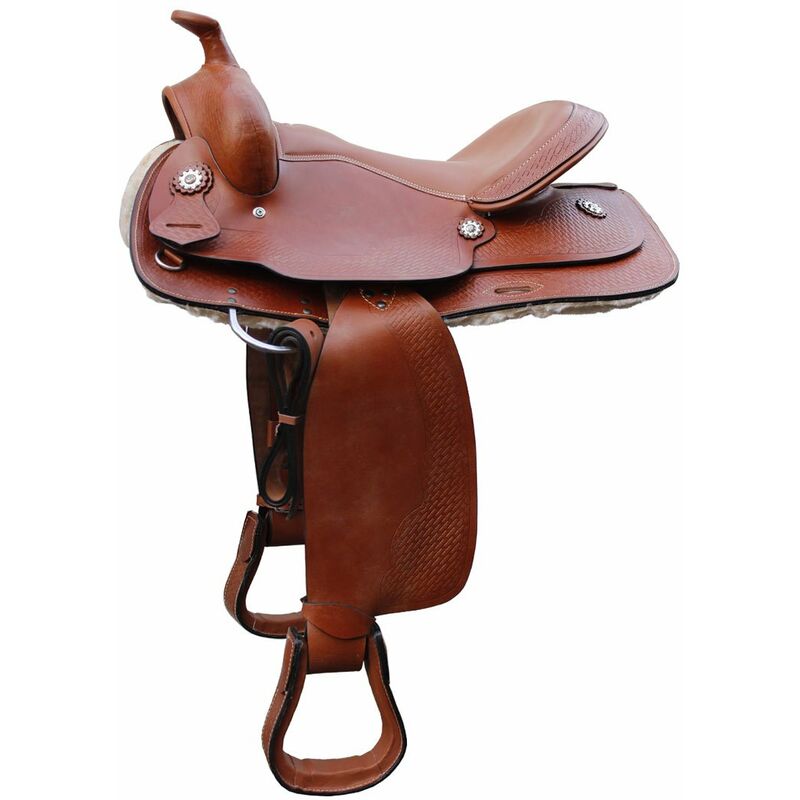 Selle 16'' marron