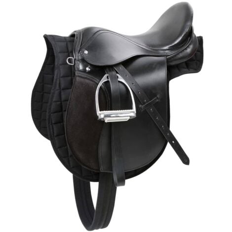 Selle Cuir Noir Kerbl