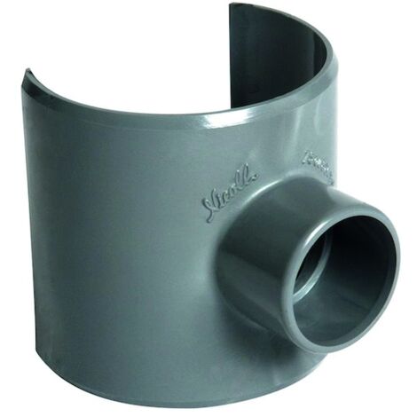 Selle de branchement 90° PVC - Diamètre 1 : 100 mm - Diamètre 2 : 40 mm - NICOLL