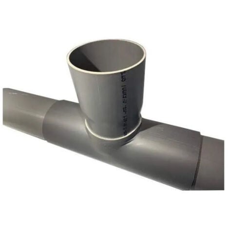 ESPINOSA Selle de branchement PVC 160x100 mm à 90 degré, long de 38 cm