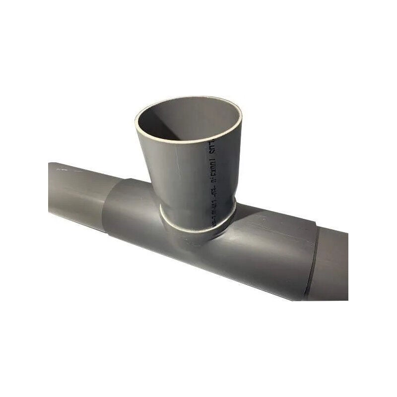 Espinosa - Selle de branchement pvc 200x125 mm à 90 degré, long de 38cm