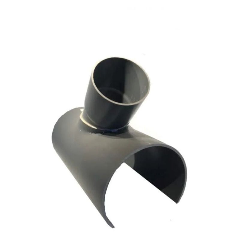 Selle de branchement PVC 80x80 mm à 45 degré, long de 300cm.