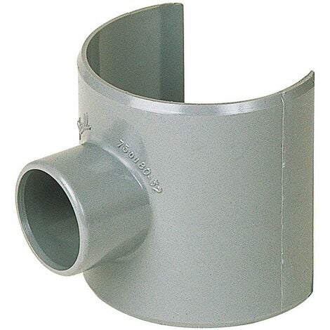 Selle de raccordement PVC gris - Femelle diamètre 100 - 50 mm - Girpi