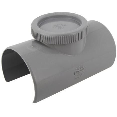 Selle de réparation PVC gris - Femelle diamètre 100 - 90 mm - Nicoll