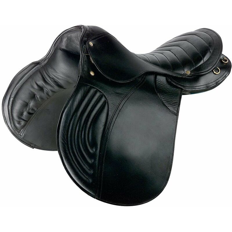 Selle de trekking en cuir avec siège rembourré