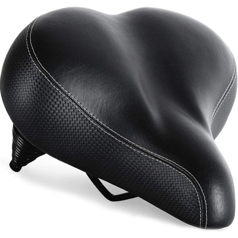 Selle de vélo la plus confortable pour les personnes âgées – Selle de vélo extra large et rembourrée pour homme et femme – Selle de vélo universelle