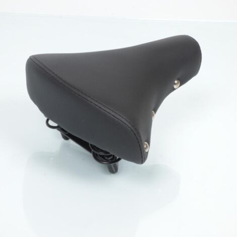 Selle pilote noire avec 2 ressorts pour tube Ø22mm vintage pour