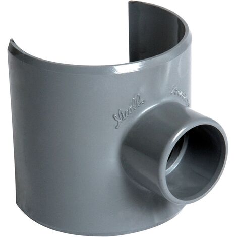 Selle PVC de branchement à 90° Mâle - Femelle. 80X40