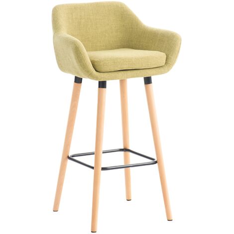 WOLTU Lot de 2 Tabourets de Bar avec Dossier et Repose-Pieds,Tabouret