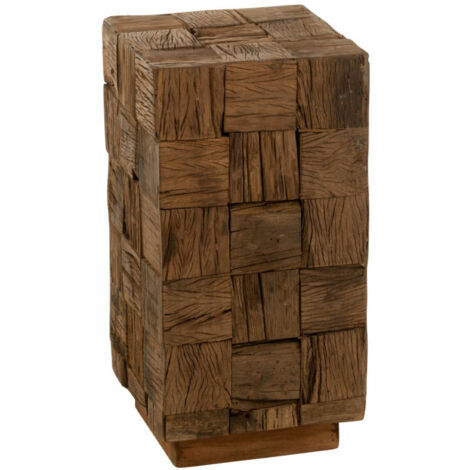 Sellette Déco en Bois "Evasion" 60cm Marron