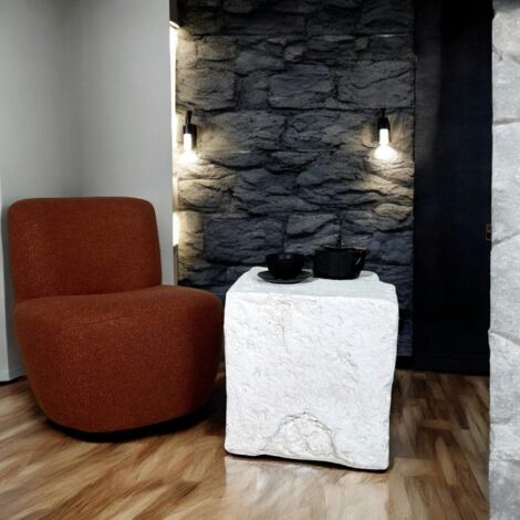 Sellette effet pierre 46 cm TRINITE