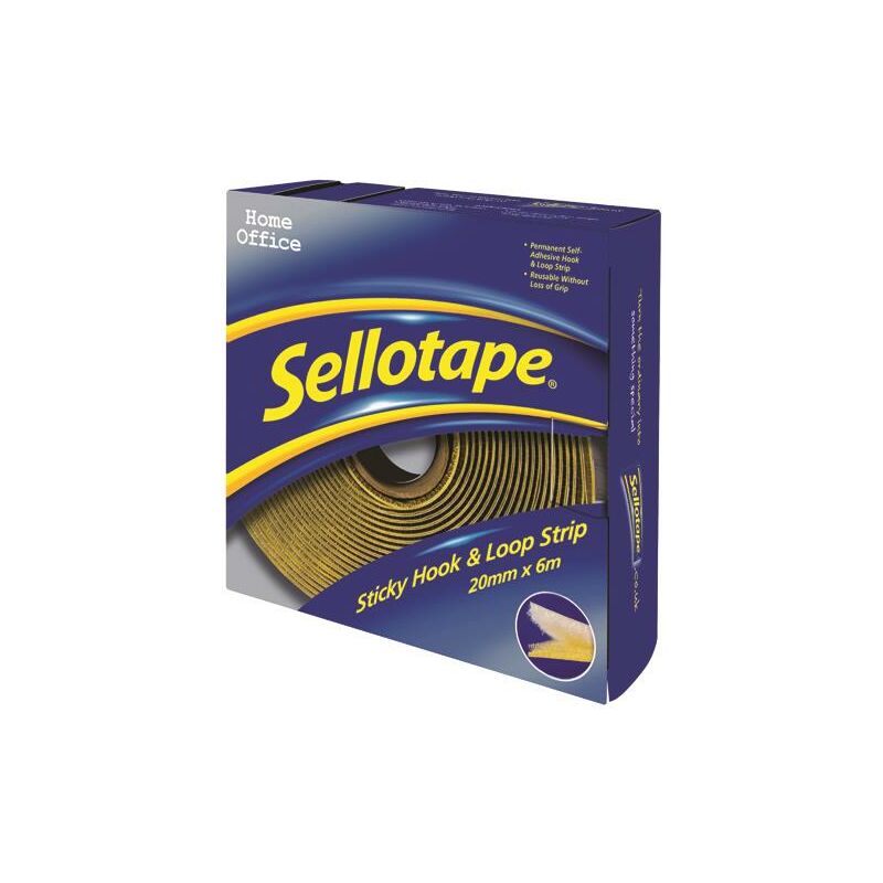 Sellotape Sticky Hook Loop Strip - SE4100