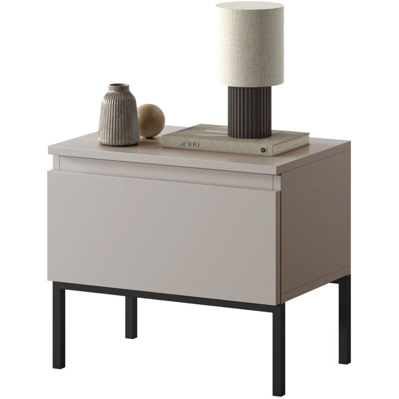 Selsey - Bemmi - Table de chevet - taupe (gris-beige)
