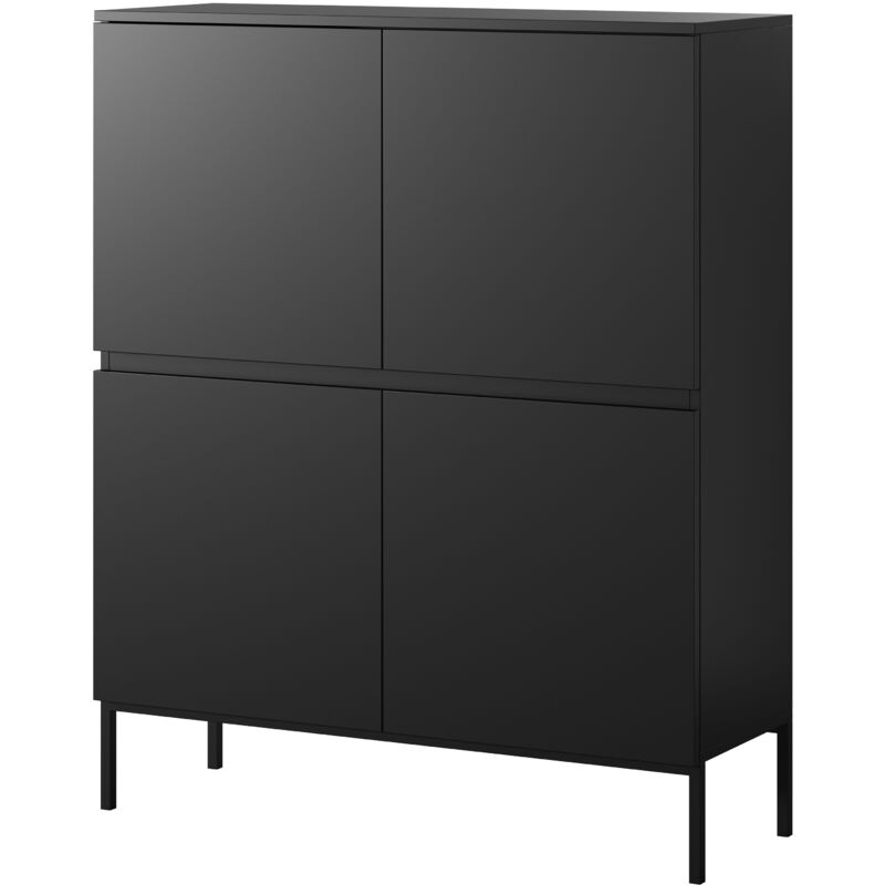 Selsey Bemmi - Poitrine haute 100 cm - noir avec pieds noirs