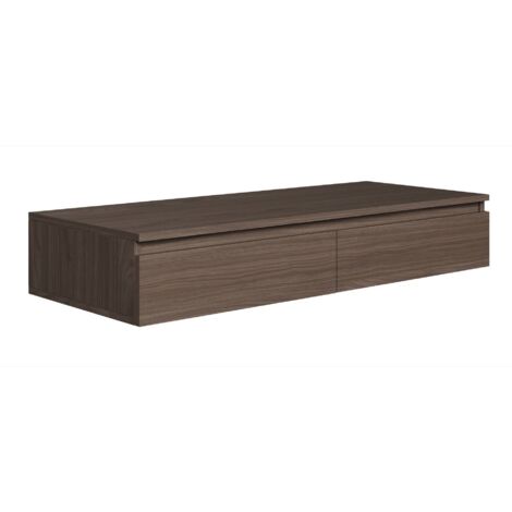 Selsey Lammelo Kommode mit Türen, Melamine, Schwarz, 140