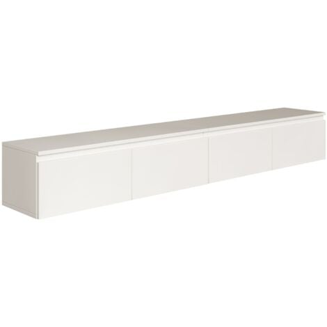 Selsey BEMMI -Mobile TV sospeso a 2 ante -200 cm -bianco