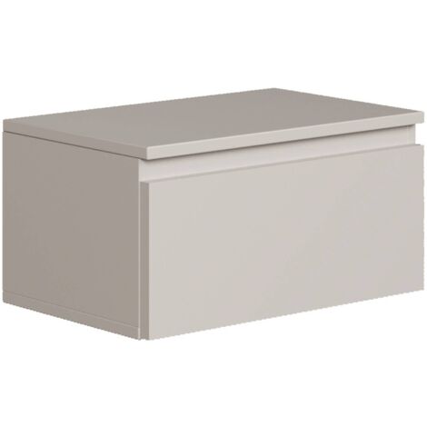 Selsey BEMMI- Table de chevet suspendue - 49 cm - grège