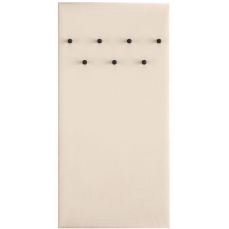 Selsey CALETTO - Porte-manteau mural rembourrée - 68 cm - beige