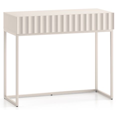 Selsey Derriva - Schminktisch mit Schublade, hellbeige, 91 cm