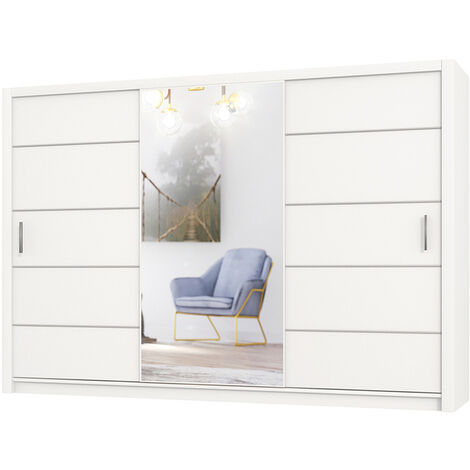 main image of "Selsey Dovelo - Sliding Wardrobe - 250 cm - White"