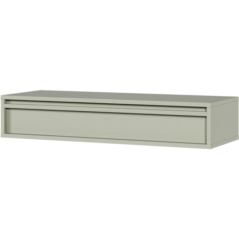 Selsey - evo - Table console - 90 cm - avec tiroir - suspendu - vert sauge