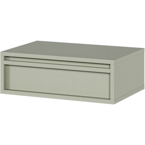 Selsey EVO - Comodino - 50 cm - con cassetto - sospeso - salvia