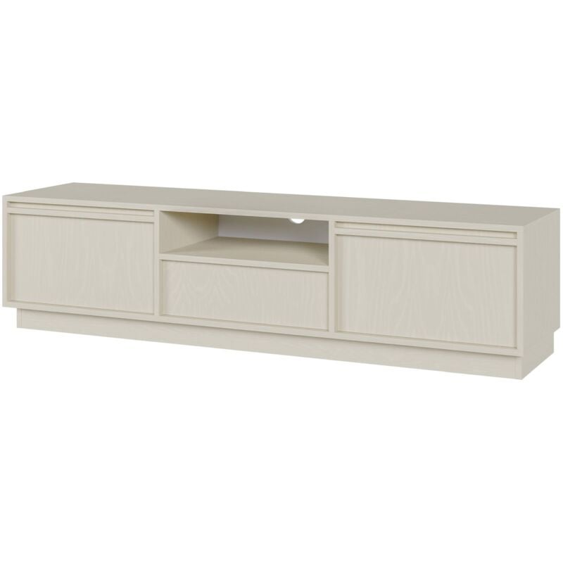 Selsey - evo Meuble tv 3 portes avec 3 tiroirs - 154 cm - beige