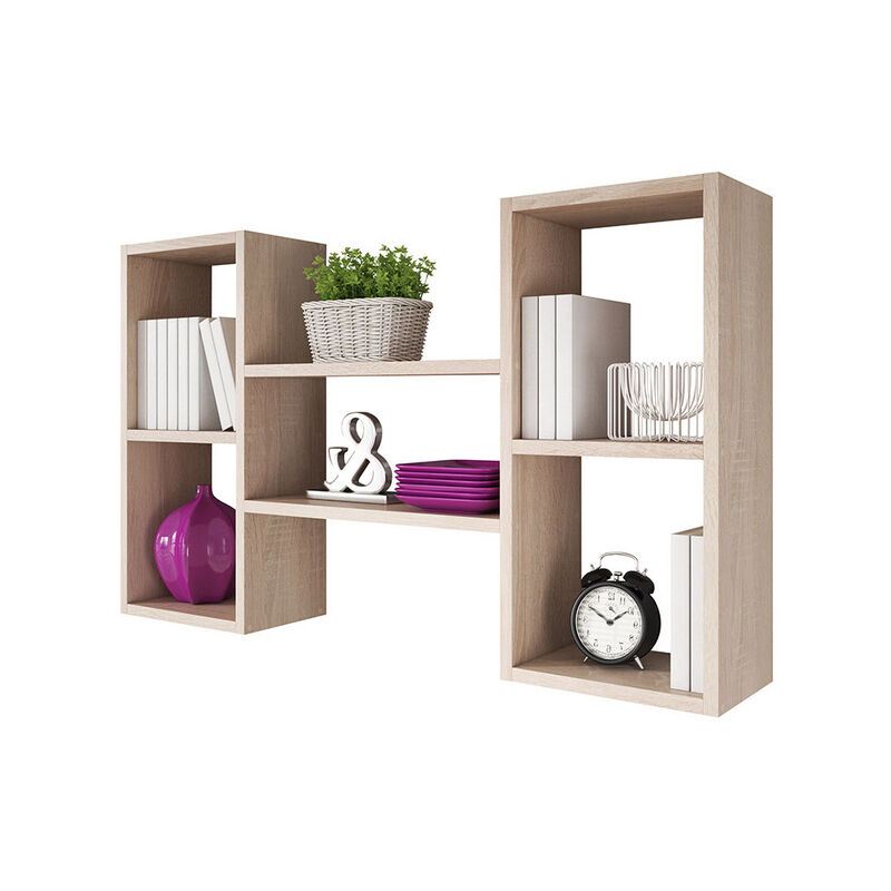 

Kassi - Estante de cinco compartimentos - colgante - sonoma claro - 102 cm - moderno - Selsey