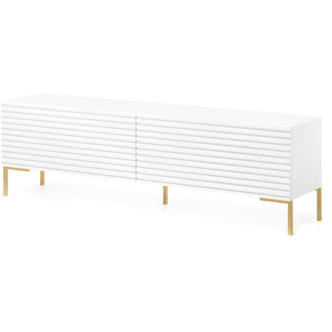 Selsey LAMMELO - Meuble TV - 140 cm - Blanc