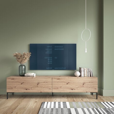 Selsey LAMMELO - Meuble TV - 140 cm - chêne lamelle