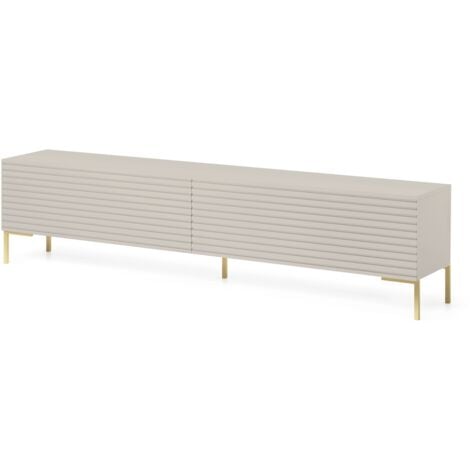 Selsey LAMMELO - Meuble TV -  175 cm  - gris-beige