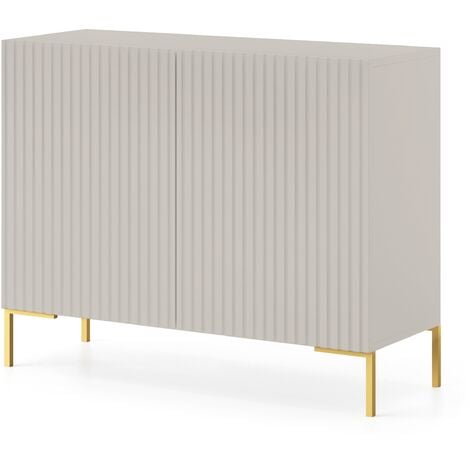 Selsey LAMMELO - Zweitürige Kommode - graubeige